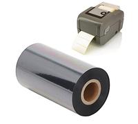 Taidda Ruban de Transfert Thermique 4,33x244ft 110mmx74m 1 Rouleau de Ruban D'Imprimante de Cire Améliorée en Résine pour Imprimantes D'Étiquettes de Codes-Barres Compatible (110mm*300m)