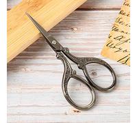 Taidda Scissor Rétro, Cross Stitch Scissor Retro Broderie Vintage Fabriqué à la Main (Bronze)