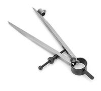 Taidda Séparateur D'aile de Boussole à Dessin pour Outil de Traçage de Lignes Précises avec Porte-crayon, Léger et Compact pour le Travail des Métaux et L'artisanat du Cuir (150mm)