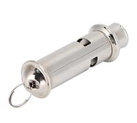 Taidda Sifflet D'entraînement à Ultrasons en Acier Inoxydable pour Pigeons et Oiseaux, Outil Durable pour Animaux de Compagnie pour L'entraînement en Hangar, Argent 2,6 X 0,6 Pouces, adapté aux