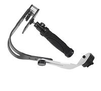 Taidda Stabilisateur de Caméra Vidéo Portatif Stabilisateur Léger en Forme d'arc en Alliage D'aluminium avec Poignée pour Une Image Claire et Une Vidéo Fluide pour Caméscope, Appareil Photo Numérique