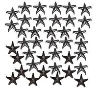Taidda Star Rivets 200PCS 10MM Rivets Galvanisés Anti-Corrosion Accessoires pour Vêtements Pistolet Noir pour Chaussures Applications Larges (Alliage de zinc 3)