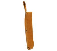 Taidda Support de Baguette de Soudage, Sac Portable en Cuir de Vache épais Durable pour Outil de Matériel de Soudeur pour un Rangement Pratique des Baguettes de Soudage, Jaune, 6 X 25 X 32 Cm