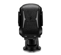 Taidda Support de Chargeur de Voiture sans Fil, Charge Rapide 15 W, | Support de Téléphone, ABS, Aspiration de Tableau de Bord ou de Pare-brise, Clip de Ventilation, Protocole , Entrée de Type