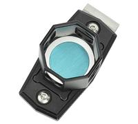 Taidda Support de Craie de Queue de Billard Octogonal en Alliage D'aluminium, Accessoire de Billard Magnétique avec Pince pour Les Joueurs de, Léger et Durable