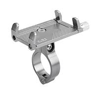 Taidda Support de Téléphone de Vélo Antirouille, Clips de Téléphones de 50 à 100 Mm sur des Tubes de 22,2 à 31,8 Mm, Rotation à 360 °, pour Véhicule électrique, Rouge (Ti Couleur)