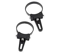 Taidda Support de Tube de Barre Lumineuse LED, Support de Pinces, de Grille de Taureau pour Voitures, Camions, SUV, ATV, Hauteur et Angle Réglables, économique et Pratique, Résistance à la