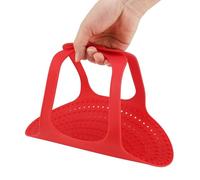 Taidda Tapis Antiadhésif en Silicone Résistant à la Chaleur pour la Cuisson au Barbecue, Aide à la Volaille de qualité Alimentaire pour Viandes Rôties, Rouge/orange/vert, Taille 23,2 X 12,4 Pouces
