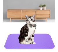 Taidda Tapis en Caoutchouc Antidérapant Sûr, Absorbant l'eau, Facile à Nettoyer pour Table de Toilettage pour Animaux de Compagnie, Vert (Purple)