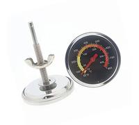 Taidda Thermomètre de Four Bimétallique avec Installation Facile pour Four, Jauge de Température en Acier Inoxydable pour Grillades et Cuisiniers