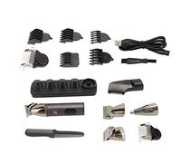 Taidda Tondeuse à Cheveux électrique Efficace et étanche, Ensemble de Tondeuse à Barbe pour Hommes, Toilettage des Cheveux avec 6 Peignes de Guidage, Batterie au Lithium Rechargeable pour un Usage