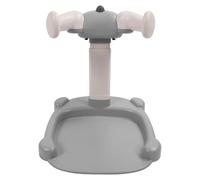 Taidda Tour de Bain Baby Hug, Support de Douche Réglable Antidérapant pour Tout-petits avec Conception de sécurité en Silicone, pour Nourrissons et Jeunes Enfants dans Salle Bain (GRAY)