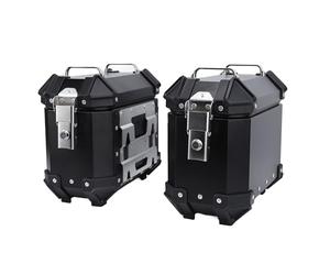 Taidda Valise Latérale de Moto en Alliage D'aluminium avec Une Excellente Protection et Une capacité de Stockage Généreuse pour Les Amateurs D'aventure en Moto, étanche et Portable pour Les Pilotes