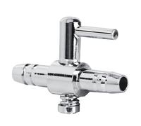 Taidda Valve de Contrôle de Débit D'aquarium en Acier Inoxydable, Ensemble de 10 Pièces pour la Distribution de Pompe à Air, Accessoire D'aquarium Durable pour Aquariophiles