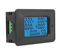 Taidda Voltmètre Numérique économe en énergie 6 en 1 avec Contrôle du Rétroéclairage, Idéal pour la et L'analyse de L'alimentation