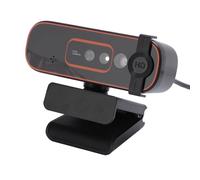 Taidda Webcam 1080P, Caméra D'ordinateur USB à Mise au Point Rapide avec Couvercle privé pour la Reconnaissance Faciale Wins Hello, Son Cristallin pour Les Cours en Ligne, Matériau ABS