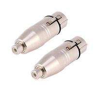 Taidda XLR Femelle à Adaptateur Féminin, XLR Câble Connexion Adaptateur à 3 Broches Femelle à Femme Femme à Connecteur pour Méxaiteur Amplificateur
