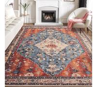 Taidianolp Tapis Salon Décoration, Décoration Murale pour Bureau ou Maison, Oriental Multicolore Distressed, Orange, 200 x 250 cm,Tapis à Poils Courts pour Décoratif Salle de séjour Chambre