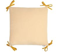 Taie coussin modulable liens gaze