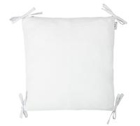 Taie coussin modulable liens gaze coton
