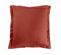Douceur d'Intérieur, Taie d'oreiller (63 x 63 cm) Lina Terracotta, 100% Coton