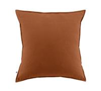 Taie d’Oreiller 63 x 63 cm - Flanelle Chaude - Collection Candice - Coloris Tomette