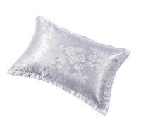 Taie D Oreiller en Soie Housse de Coussin en Satin Jacquard, taie d'oreiller décorative for la Maison et Le lit(Style 7,1 PC)