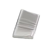 Taie d oreiller en soie Taie d'oreiller en satin de soie for oreiller en mousse à mémoire de forme et en latex, housse de coussin solide, protection de la peau et des cheveux, étui décoratif 30x50cm/4