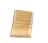 Taie D Oreiller en Soie Taie d'oreiller en Satin de Soie, Housse Coussin Solide, taie décorative(Camel,1PCx30x50cm)