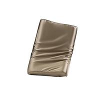 Taie D Oreiller en Soie Taie d'oreiller en Satin de Soie, Housse Coussin Solide, taie décorative(Gold,1PCx40x60cm)