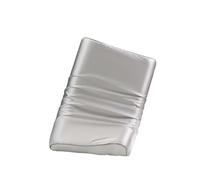 Taie D Oreiller en Soie Taie d'oreiller en Satin de Soie, Housse Coussin Solide, taie décorative(Light Grey,1PCx30x50cm)