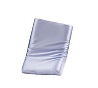 Taie D Oreiller en Soie Taie d'oreiller en Satin de Soie, Housse Coussin Solide, taie décorative(Light Purple,1PCx40x60cm)