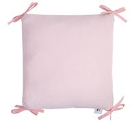 Taie coussin modulable liens gaze coton
