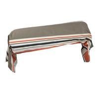 Taie de traversin 140x43 cm 100% coton HUGO beige/corail