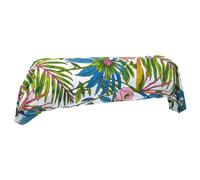Linnea Taie de traversin 140x43 cm Coton Sumatra Bleu Paon