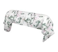 Taie de traversin 140x43 cm percale 100% coton MAGNOLIA vert sauge