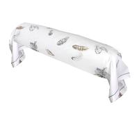 Taie de traversin 140x43 cm Percale pur coton PLUMES