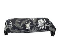 Taie de traversin 140x43 cm satin de coton CAYENNE noir Ebène