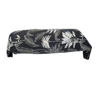 Taie de traversin 140x43 cm satin de coton CAYENNE noir Ebène