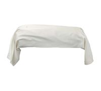 Taie de traversin 140x43 cm satin de coton GRAND HÔTEL marron sable