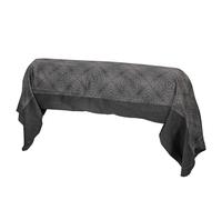 Taie de traversin 140x43 cm satin de coton TIAGO noir