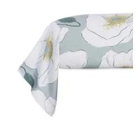 Taie de traversin 185x43 cm percale de coton ADÈLE vert céladon