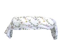 Taie de traversin 240x43 cm 100% coton FOLIFLORA Blanc