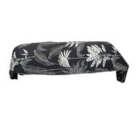 Taie de traversin 240x43 cm satin de coton CAYENNE noir Ebène
