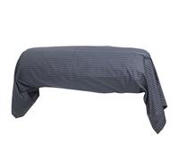 Taie de traversin 240x43 cm satin de coton ENZO bleu