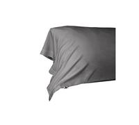 DALIA - Taie de Traversin 185x85cm 100 % Viscose de Bambou Granit - Altobuy Gris G