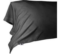 Taie de Traversin 43x185cm 100 % Viscose de Bambou Noire - DALIA - ALTOBUY Noir