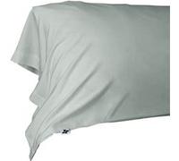 DALIA - Taie de Traversin 185x85cm 100 % Viscose de Bambou Vert d'Eau -