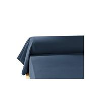 AltoBuy Hedda - Taie de Traversin 43x185cm Flanelle de Coton Coloris Nuit