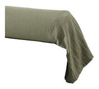 Taie de Traversin 43x185cm Gaze de Coton Romarin - OUREA - ALTOBUY Vert G